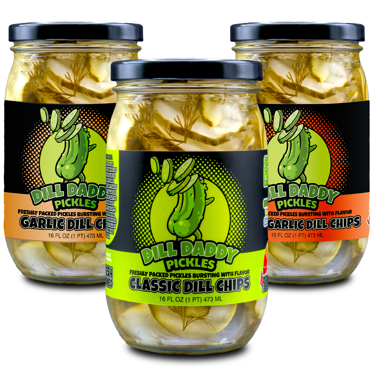 Pickle Chips 1 Jar (16 oz) Mix and Match to save!