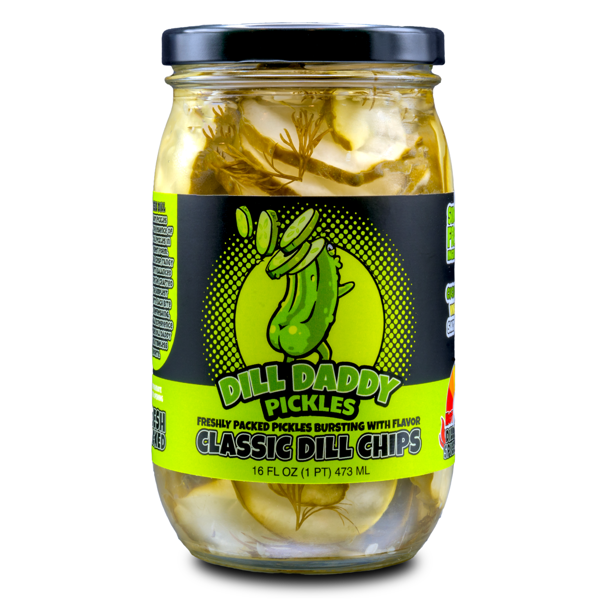 Classic Dill - Pickle Chips (16 oz) - 3 Pack