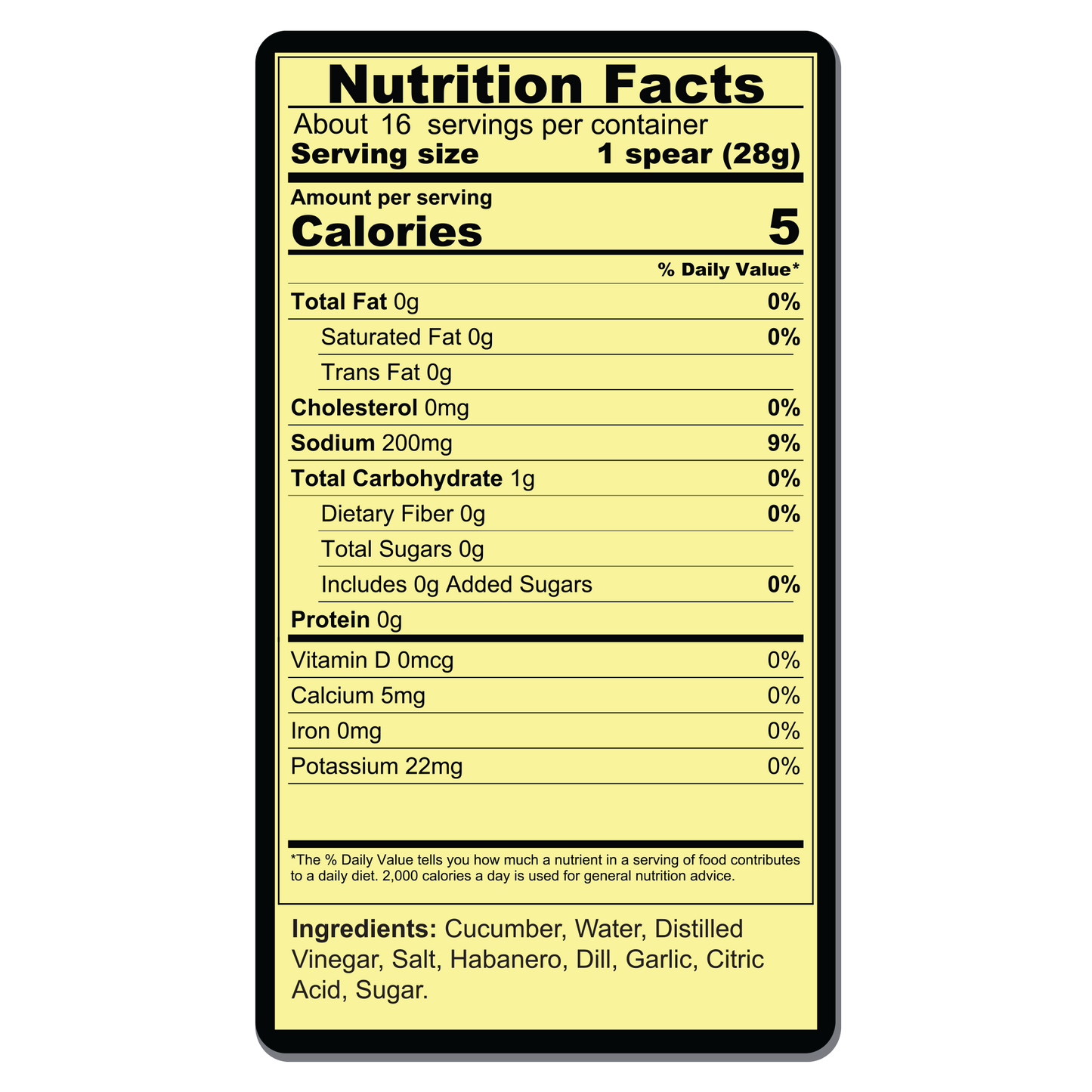 Spicy Garlic Dill - Pickle Spears (32 oz)