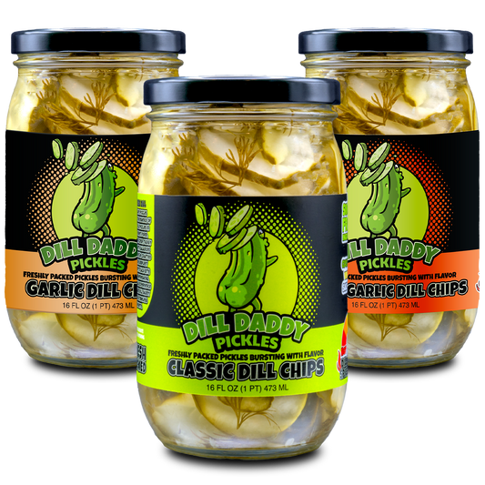 Pickle Chips Sampler Pack (16 oz) - 3 Pack