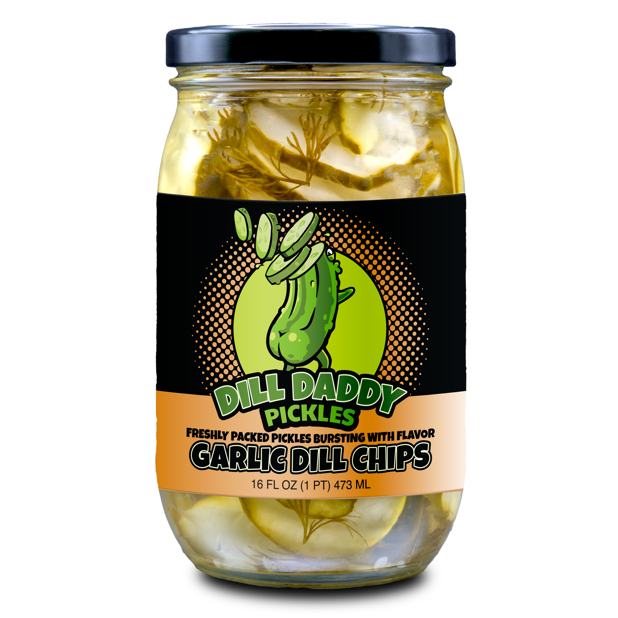 Garlic Dill - Pickle Chips (16 oz) - 3 Pack – Dill Daddy Pickles