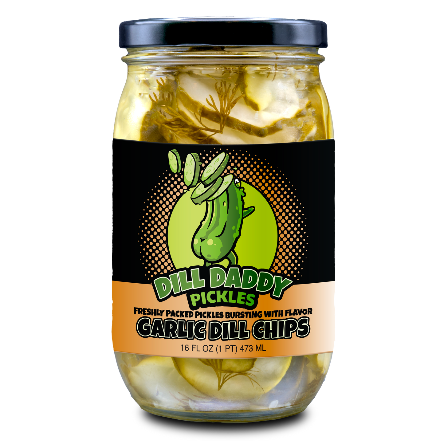 Garlic Dill - Pickle Chips (16 oz) - 3 Pack