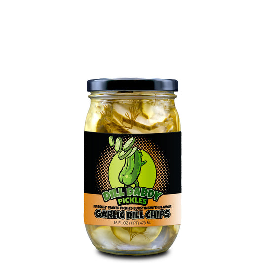 Garlic Dill - Pickle Chips (16 oz) - 3 Pack