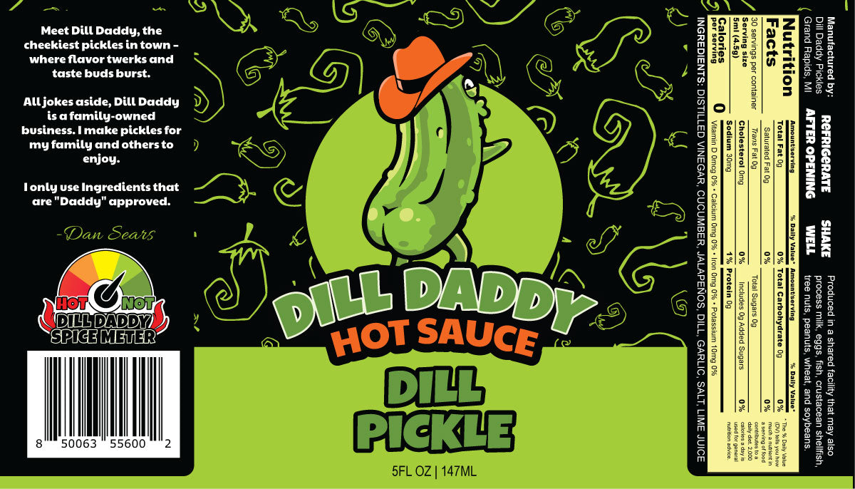 Dill Pickle Hot Sauce 5 oz