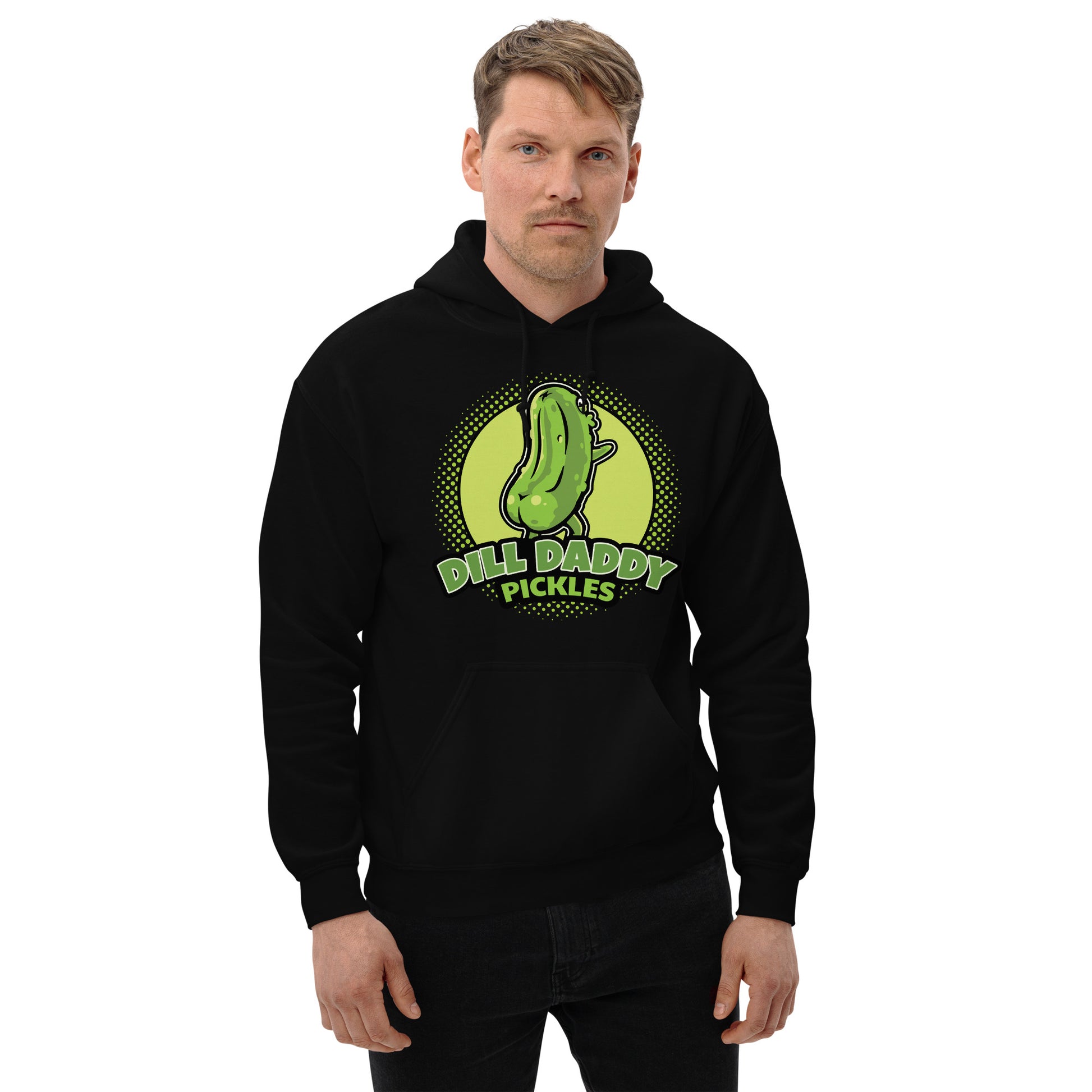 Pickle Guys Hoodie Sweatshirt Black – Shipping Included – The Pickle Guys